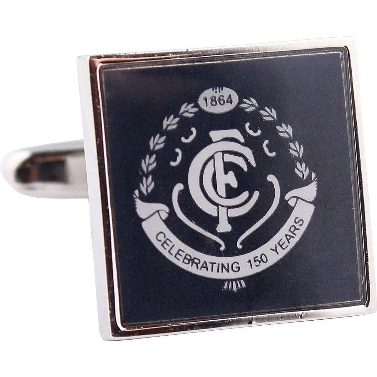 Colour Carlton FC AFL Cufflinks Novelty Cufflinks AFL Colour Carlton FC AFL Cufflinks 