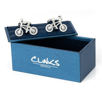 Silver Bicycle Cufflinks Novelty Cufflinks Clinks Australia