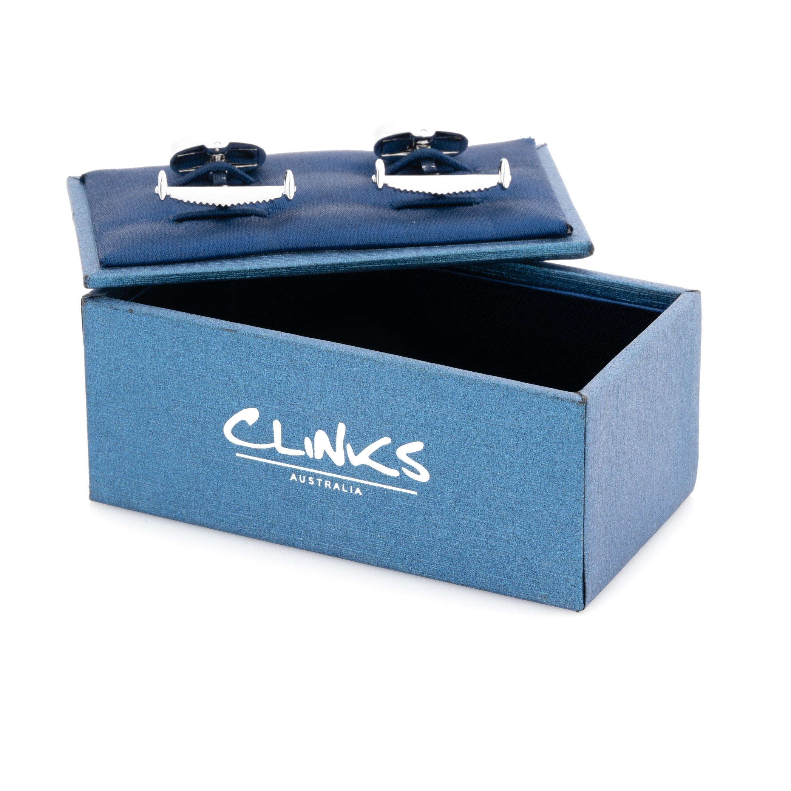 Double Handle Saw Cufflinks Novelty Cufflinks Clinks Australia 