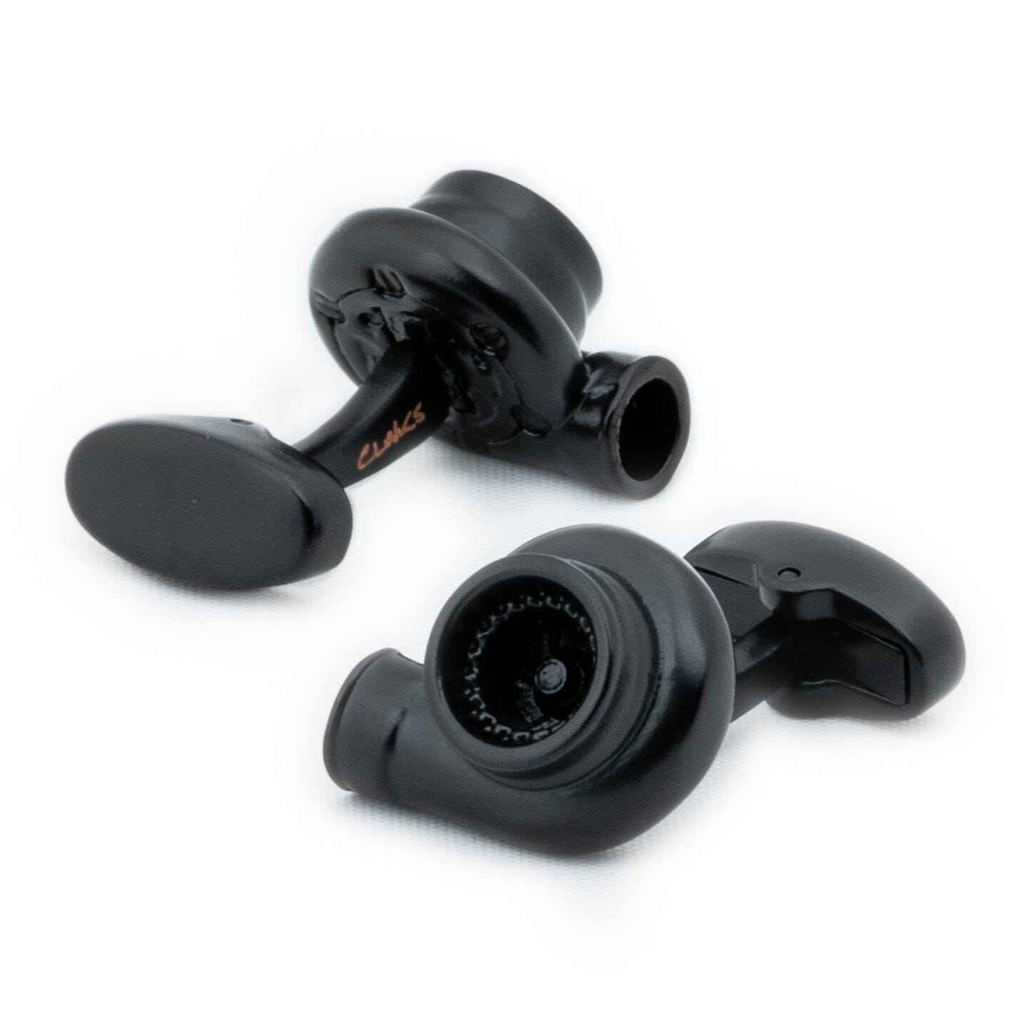 Black Turbo Cufflinks Novelty Cufflinks Clinks Australia 