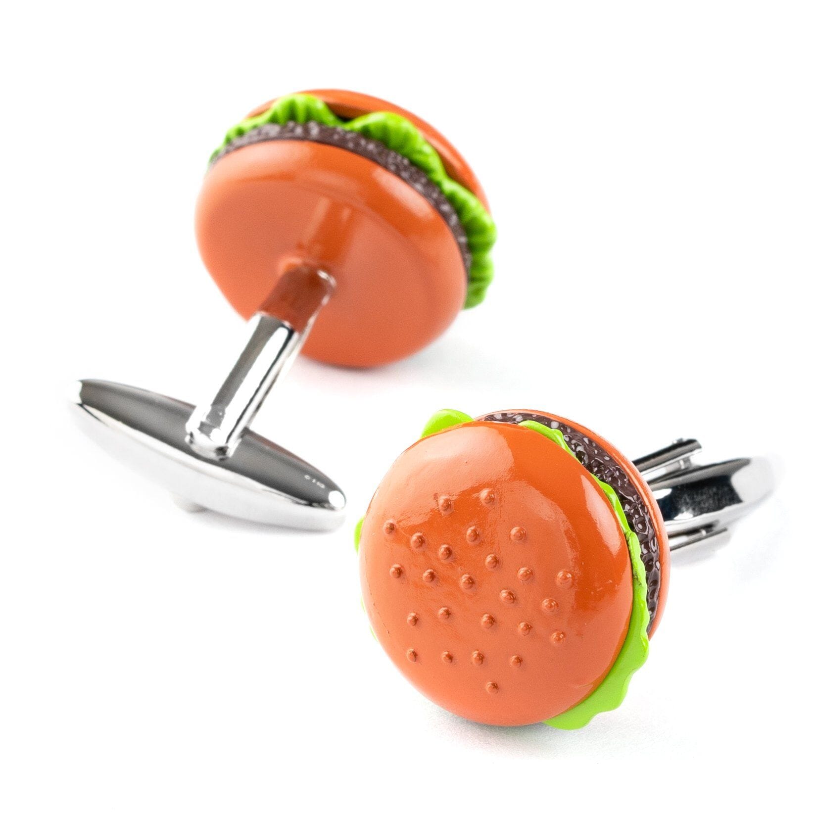 Colour Hamburger Cufflinks Novelty Cufflinks Clinks Australia 