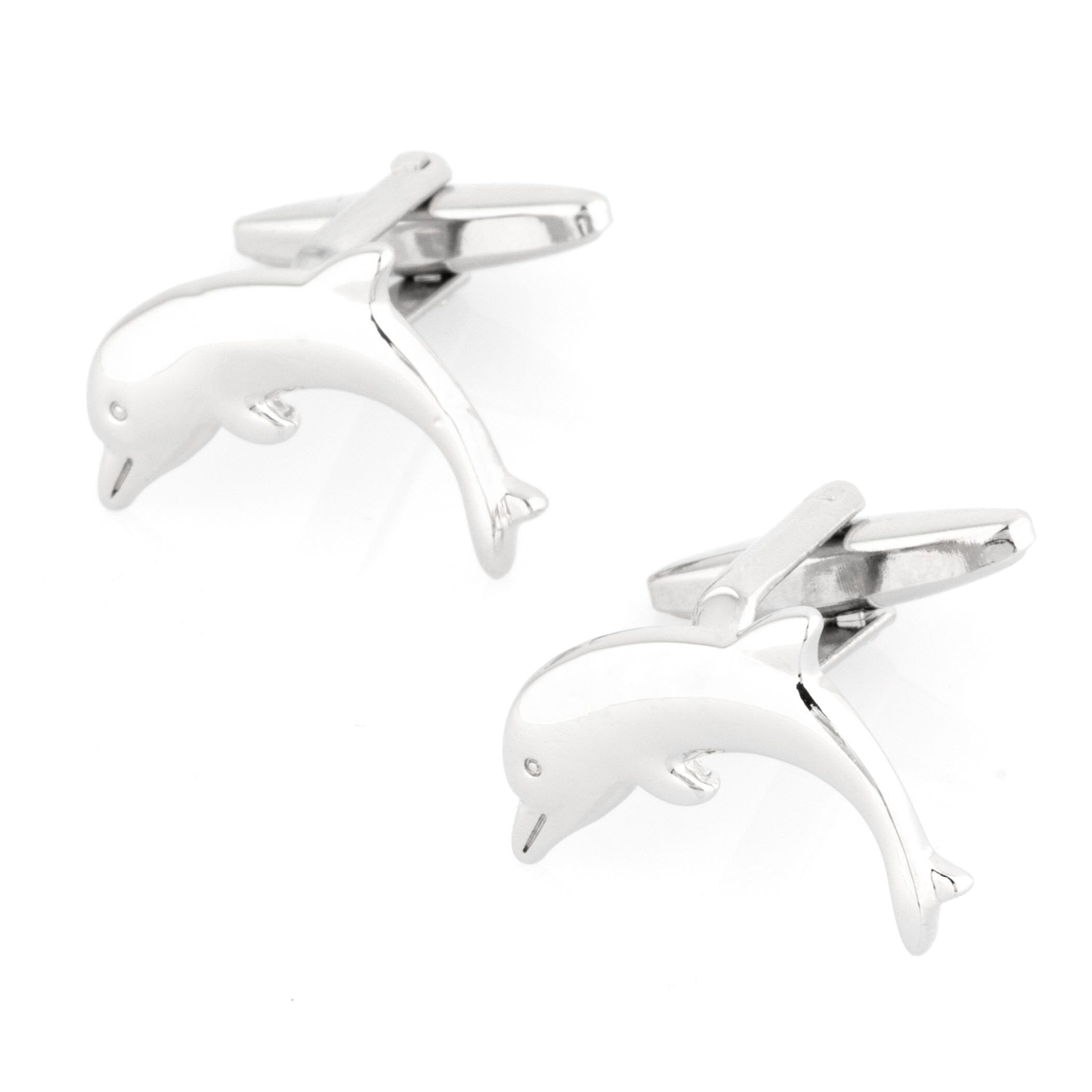Silver Dolphin Cufflinks Novelty Cufflinks Clinks Australia 