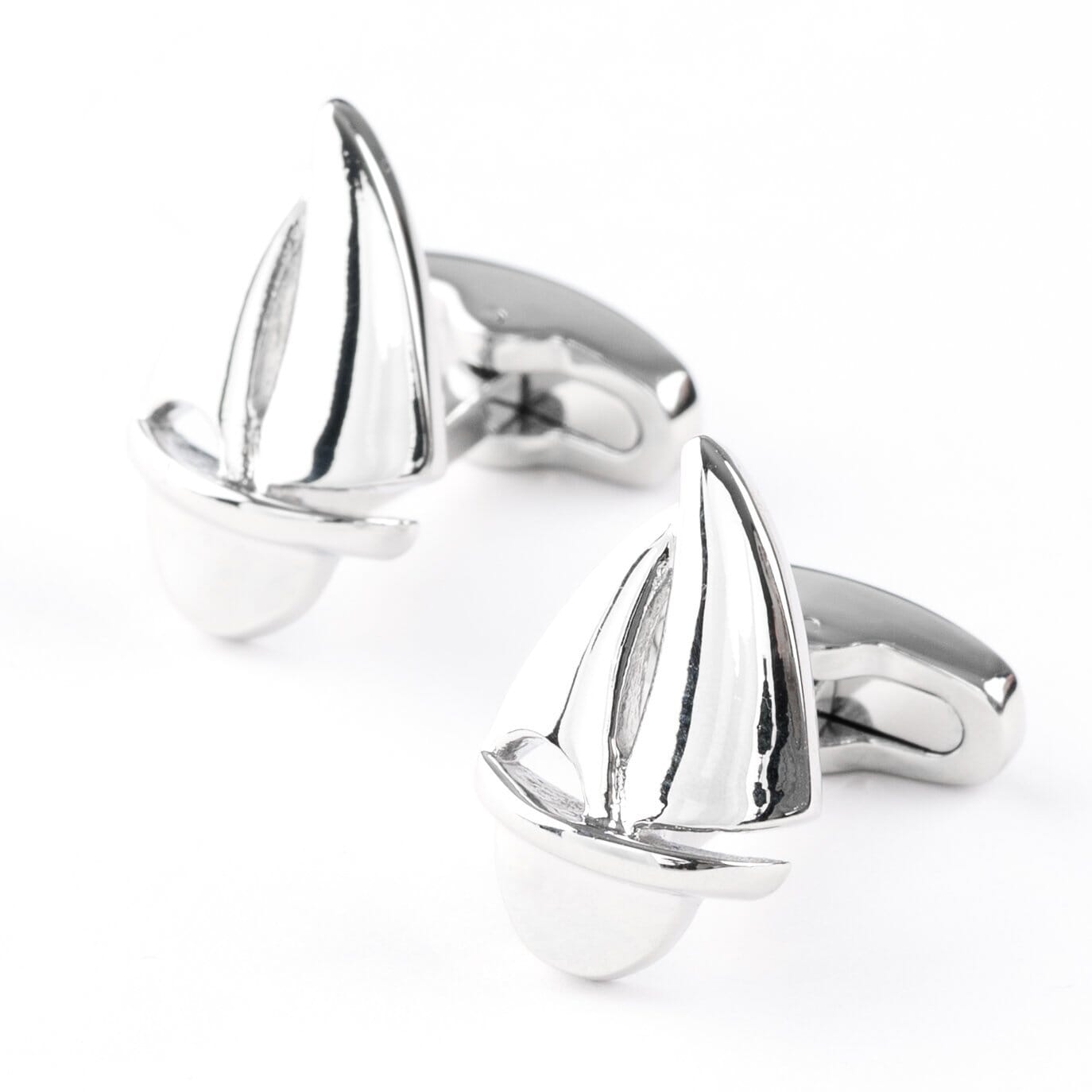 Silver Sailing Boat Yacht Cufflinks Novelty Cufflinks Clinks Australia 