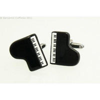 Black Grand Piano Cufflinks Novelty Cufflinks Clinks Australia Black Grand Piano Cufflinks