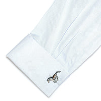 Silver Galloping Horses Cufflinks Novelty Cufflinks Clinks Australia