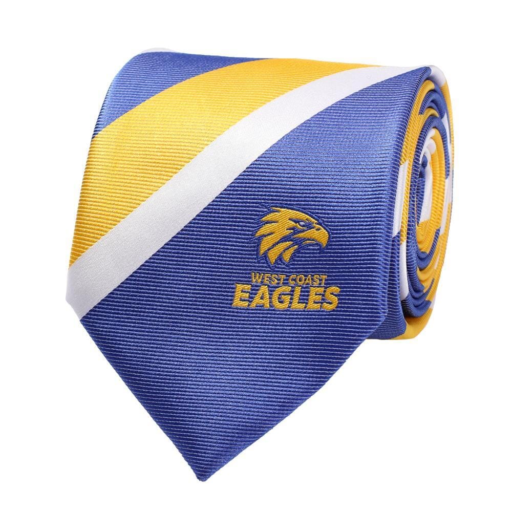 West Coast AFL Microfibre Tie Ties AFL Default 