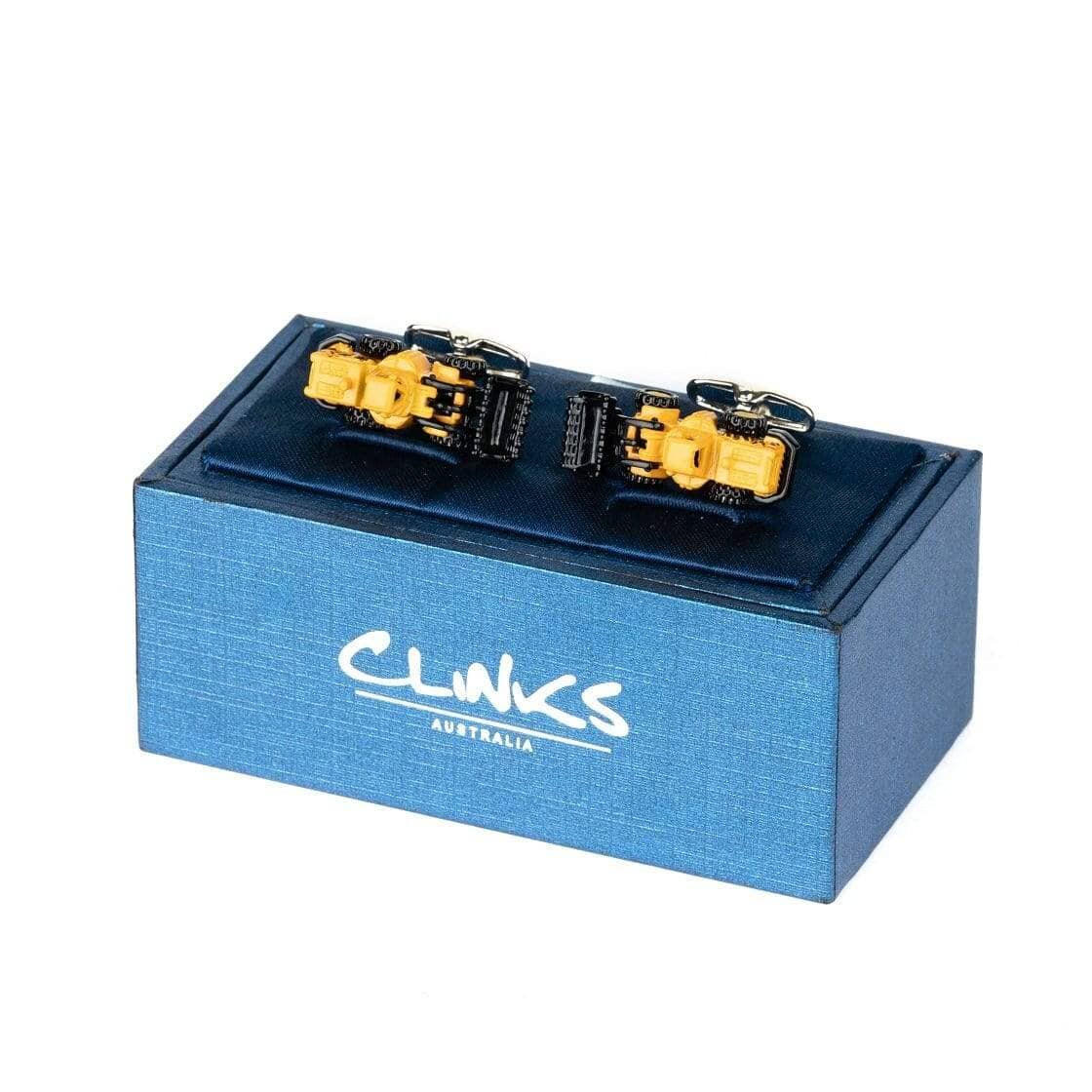 Yellow Bobcat Cufflinks Novelty Cufflinks Clinks Australia 