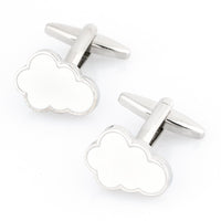 Cloud Cufflinks White Novelty Cufflinks Clinks Australia