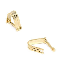 Wrap Around Rose Gold Groove Cufflinks Classic & Modern Cufflinks Clinks Australia