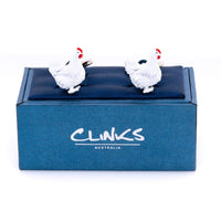 Colour Chicken Cufflinks Novelty Cufflinks Clinks Australia