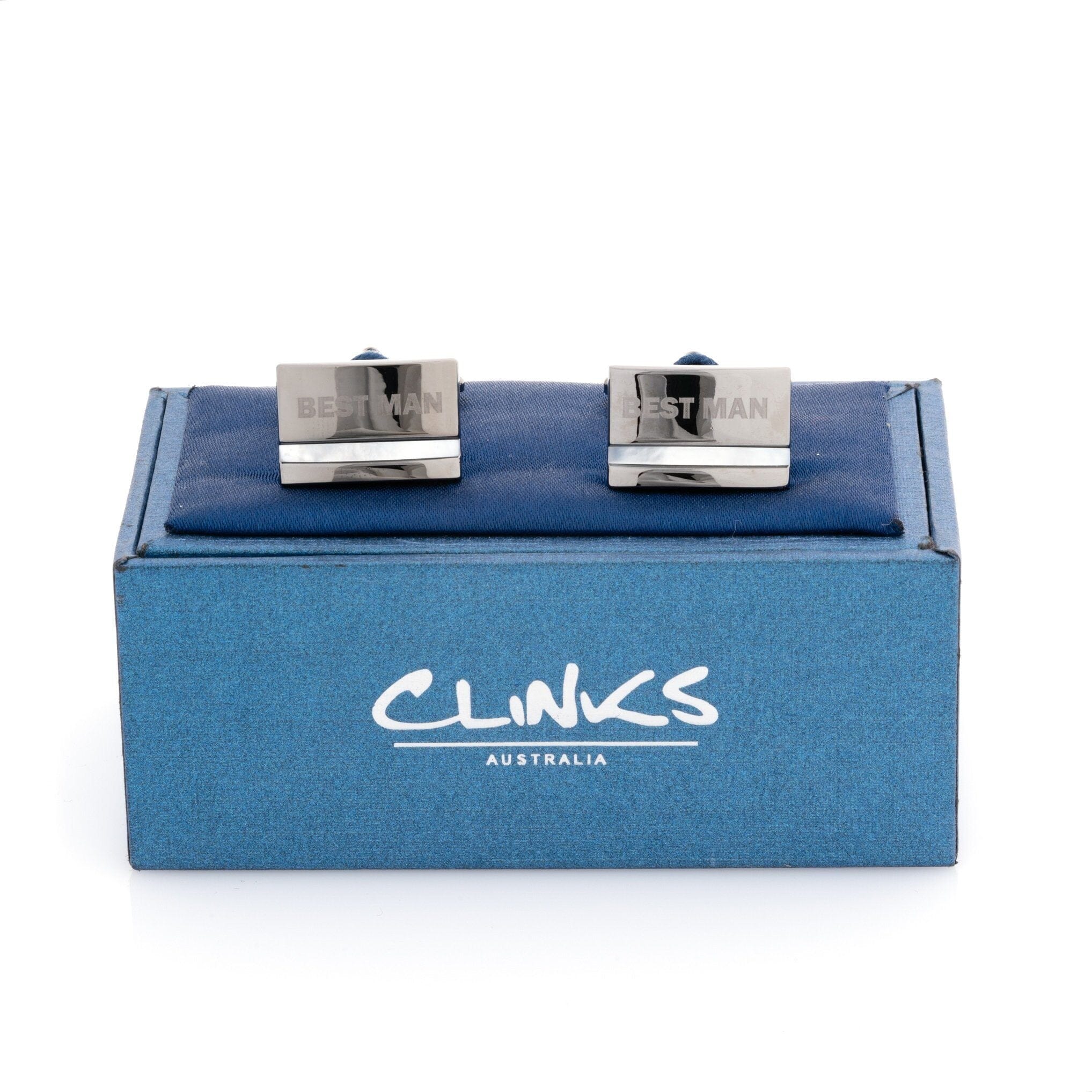 Best Man Laser Etched Mother of Pearl Gunmetal Wedding Cufflinks Wedding Cufflinks Clinks Australia Best Man Laser Etched Mother of Pearl Gunmetal Cufflinks 