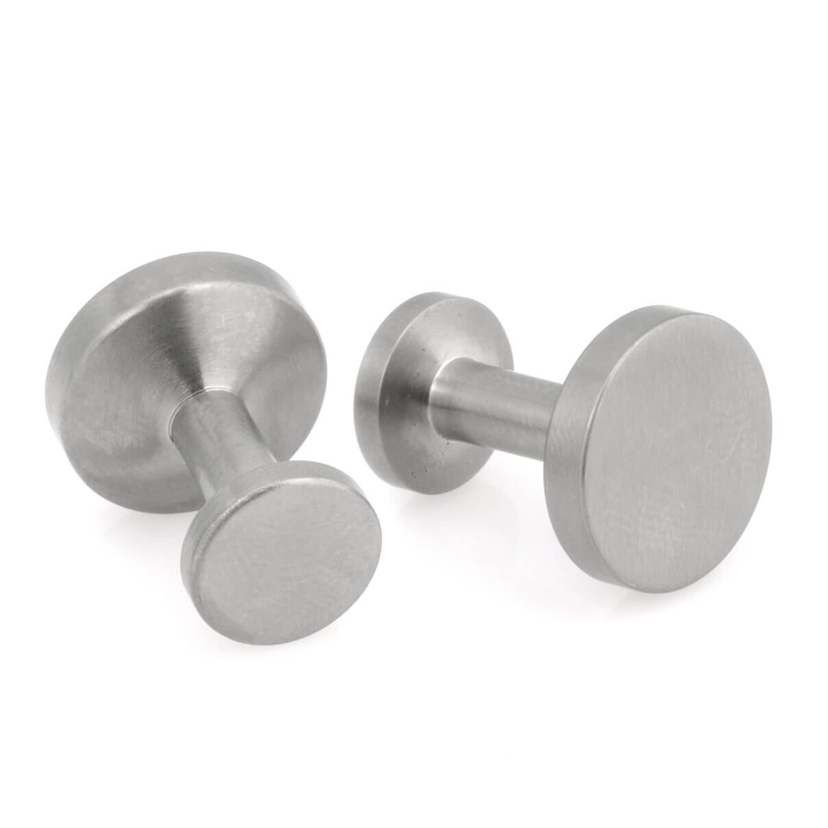 Brushed Titanium Cufflinks Classic & Modern Cufflinks Clinks Australia Default 