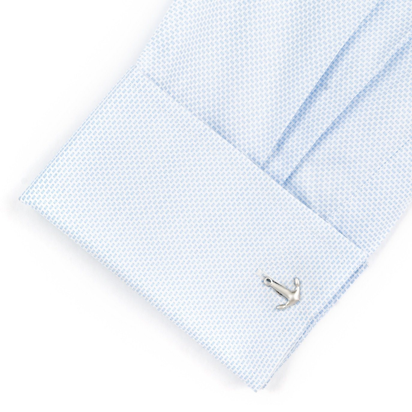 Silver Anchor Cufflinks Novelty Cufflinks Clinks Australia 