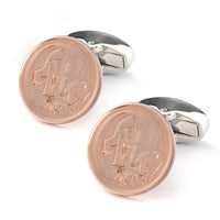 Australian 1 Cent Coin Cufflinks , Novelty Cufflinks , CL5601 , Mens Cufflinks , Cufflinks , Cuffed , Clinks , Clinks Australia