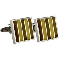 Colour Hawthorne Hawks AFL Cufflinks Novelty Cufflinks AFL Colour Hawthorne Hawks AFL Cufflinks