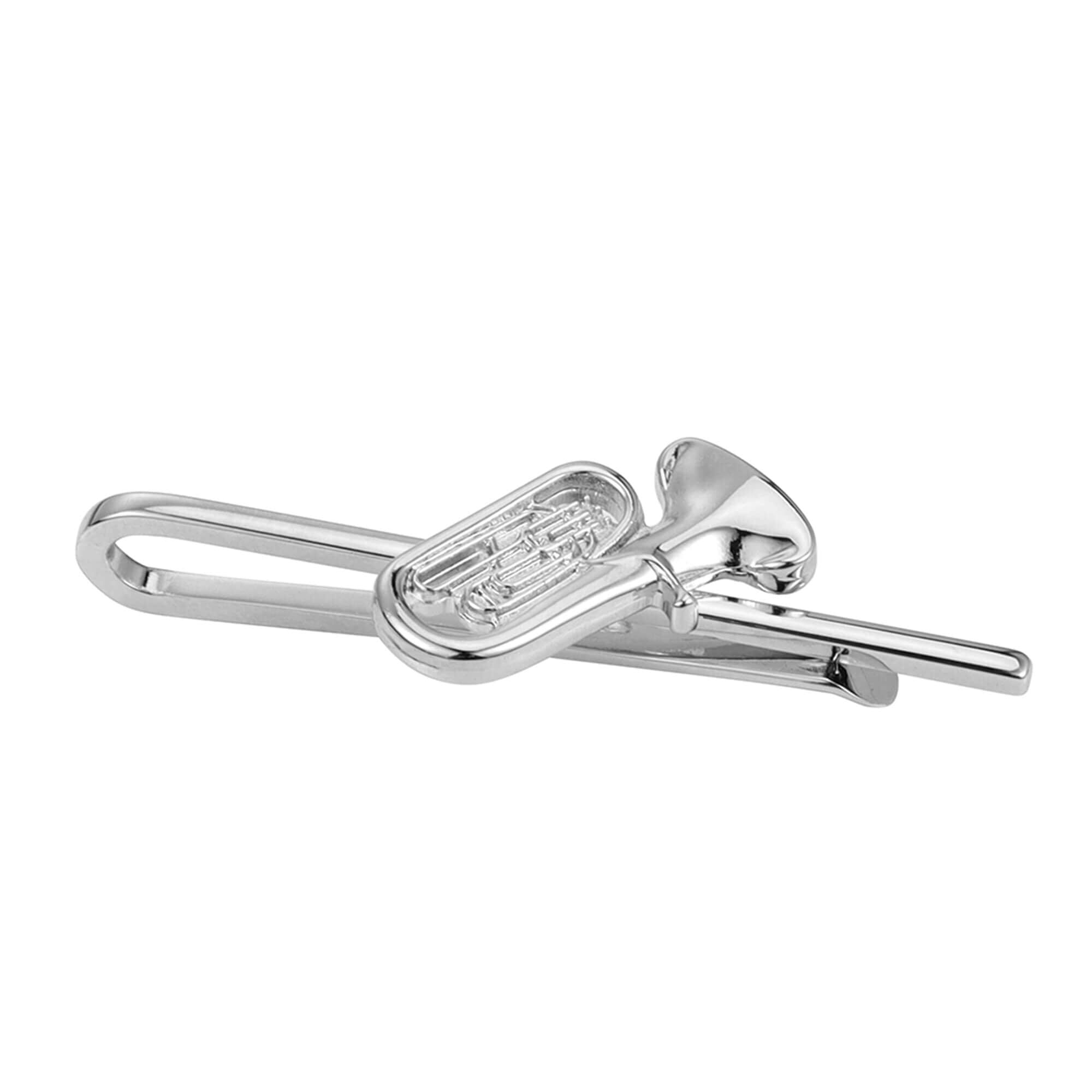 Tuba Tie Bar in Silver Tie Bars Clinks Australia 