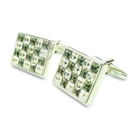 Crystal Patchwork Cufflinks Classic & Modern Cufflinks Clinks Australia Crystal Patchwork Cufflinks 