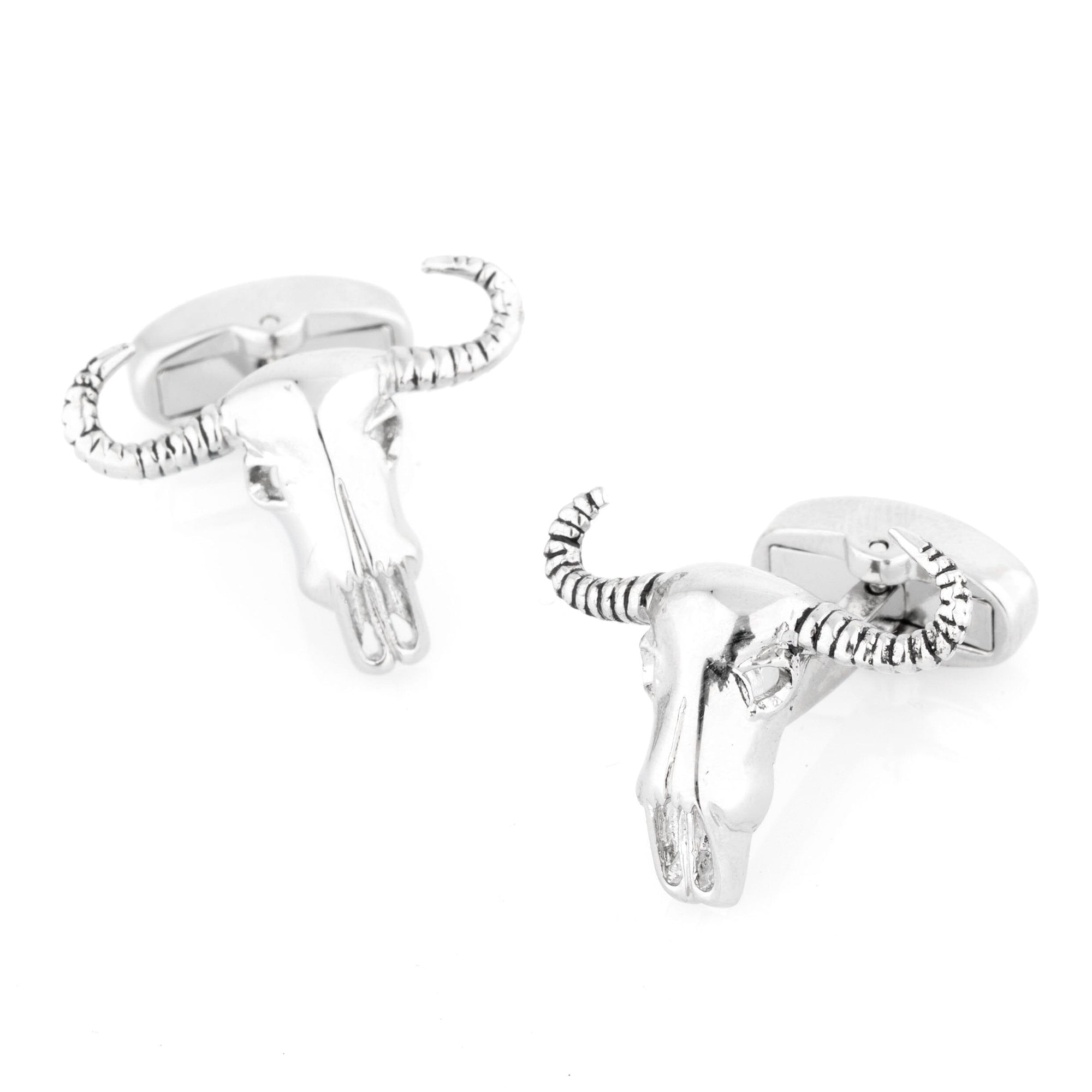 Bulls Head with Horns Cufflinks Novelty Cufflinks Clinks Australia Bulls Head with Horns Cufflinks 