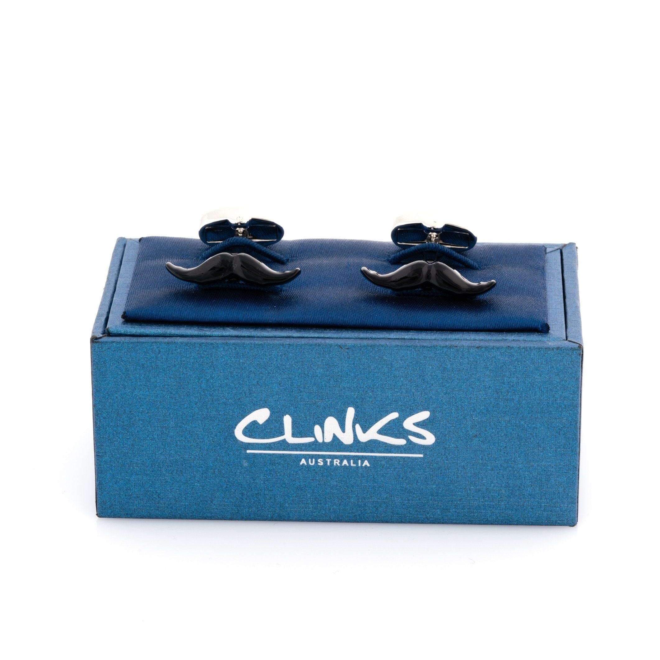 Black Moustache Cufflinks Novelty Cufflinks Clinks Australia 
