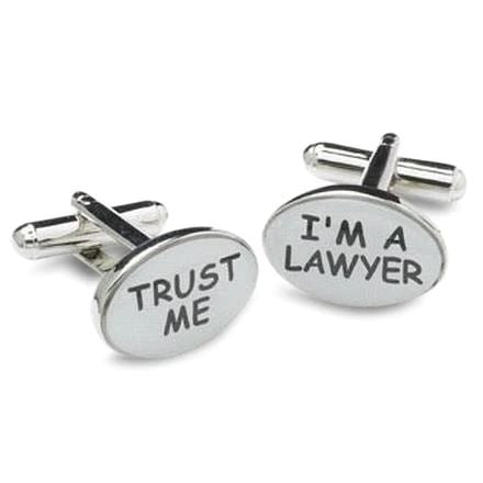 Trust Me Lawyer Cufflinks Novelty Cufflinks Clinks Australia 