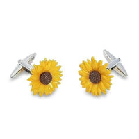 Sunflower Cufflinks Novelty Cufflinks Clinks Australia