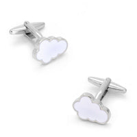 Cloud Cufflinks White Novelty Cufflinks Clinks Australia