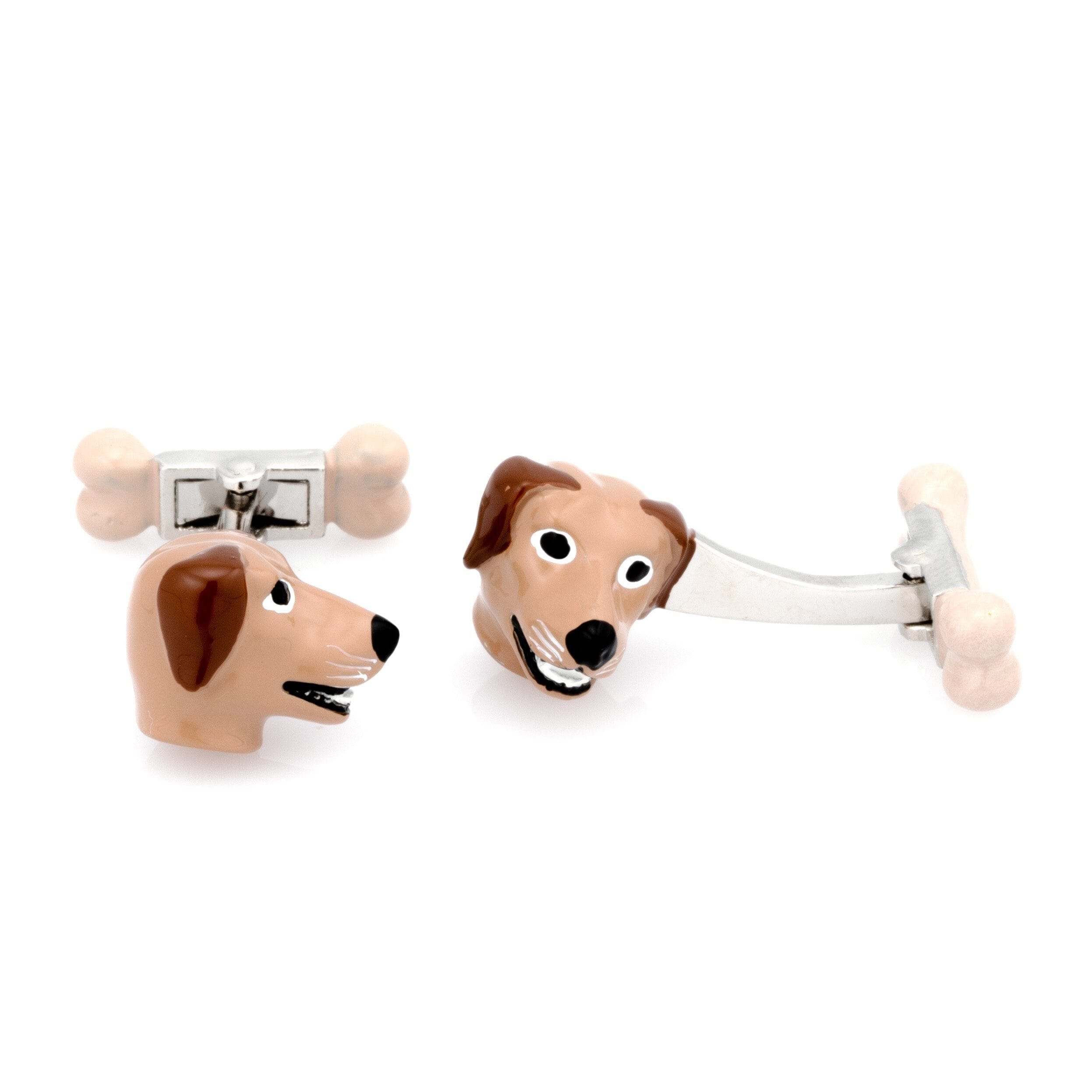Dog and Bone Cufflinks Novelty Cufflinks Clinks Australia Default 