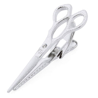 Silver Scissors Tie Clip Tie Bars Clinks Australia