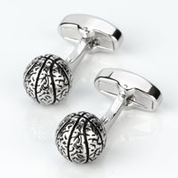 Silver Basketball Cufflinks Novelty Cufflinks Clinks Australia