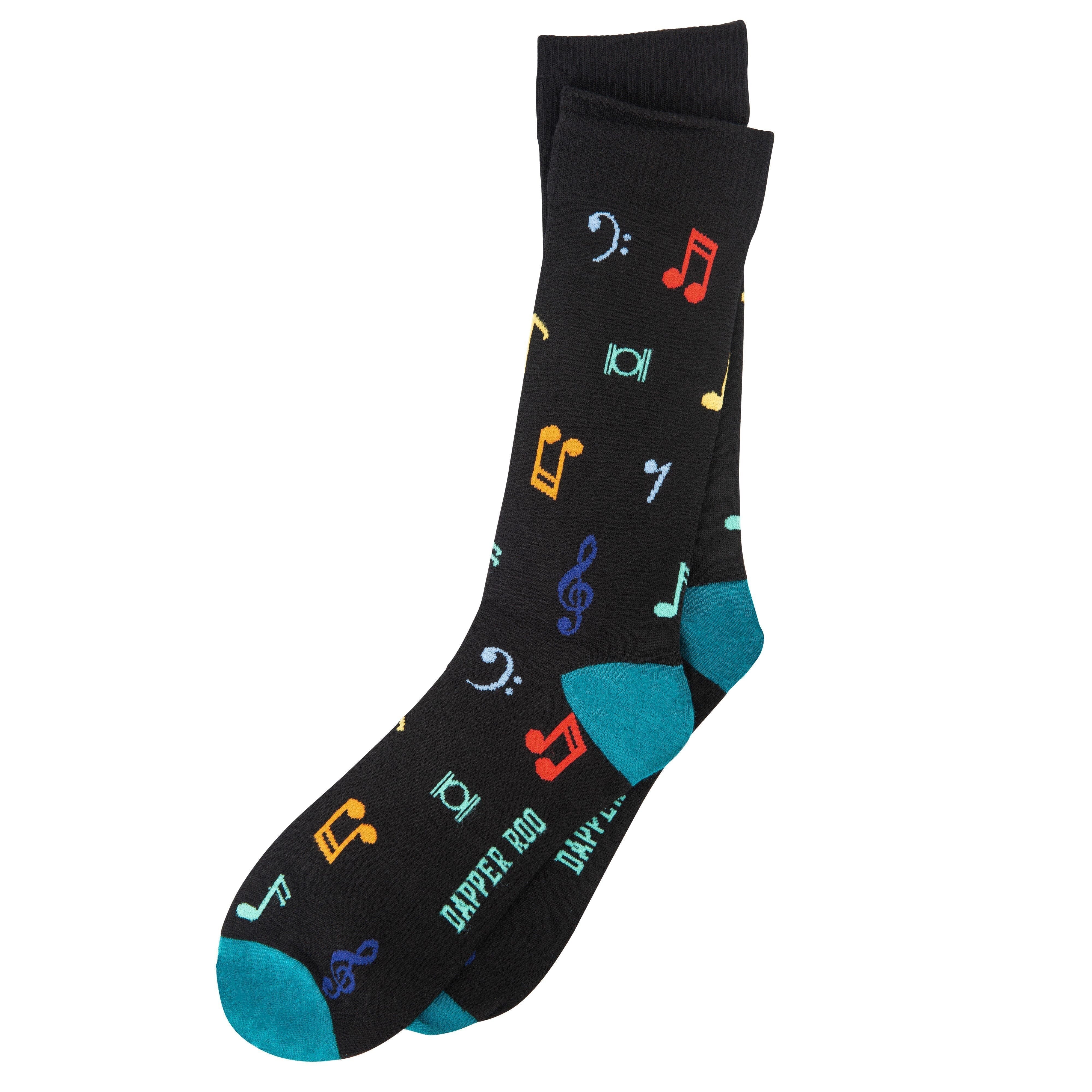 Soul Song Music Notes Bamboo Socks by Dapper Roo Socks Dapper Roo Default 