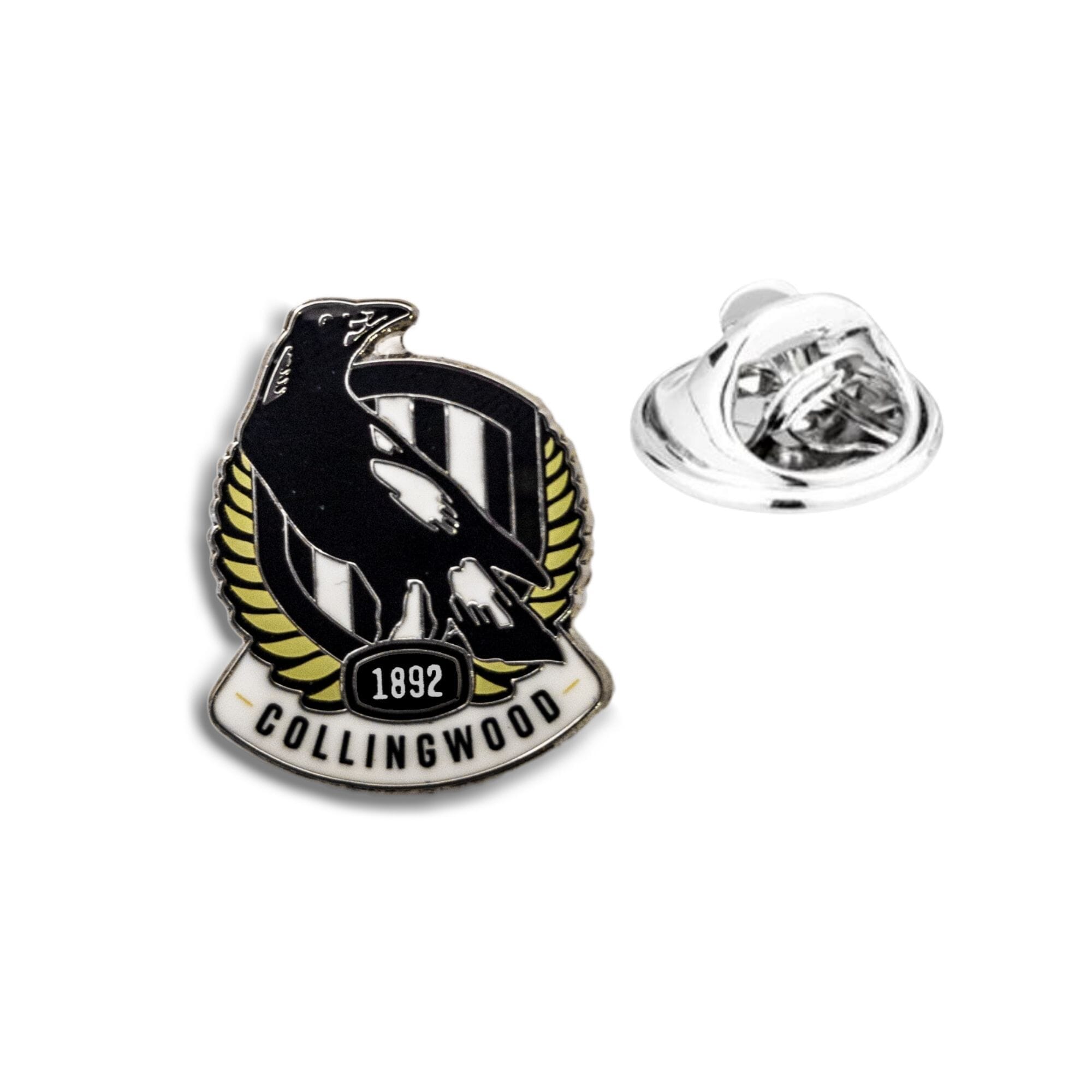Collingwood Logo AFL Pin Lapel Pin Clinks Default 