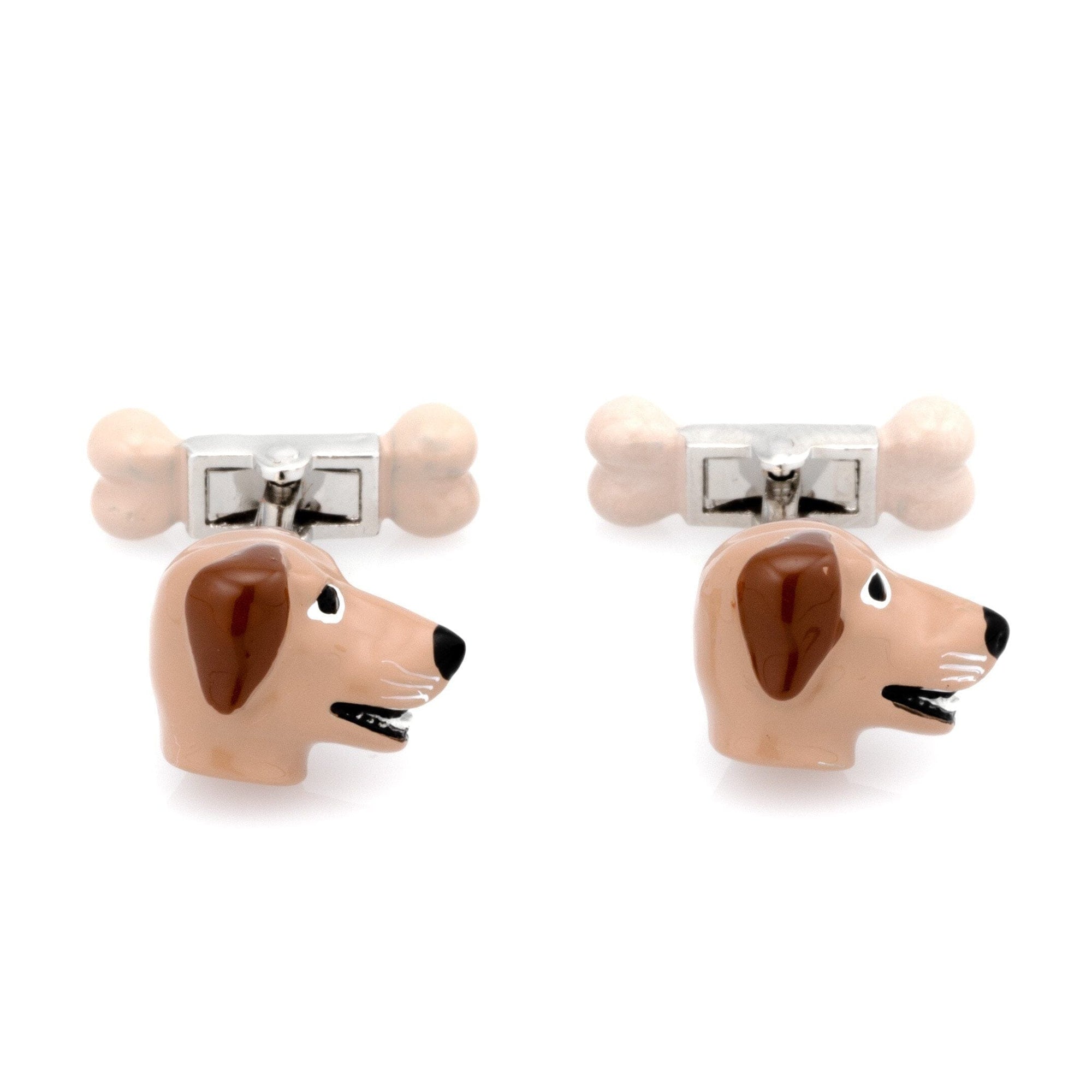 Dog and Bone Cufflinks Novelty Cufflinks Clinks Australia 