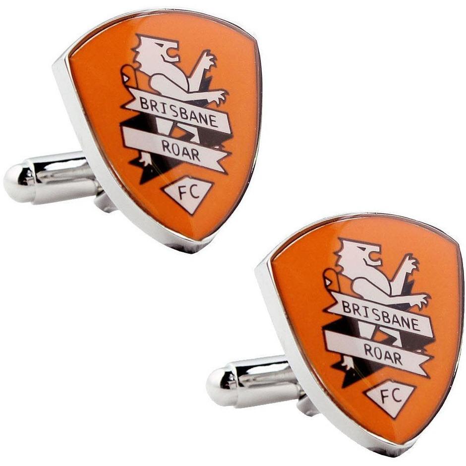 Brisbane Roar FC A-League Cufflinks Novelty Cufflinks A-League Brisbane Roar FC A-League Cufflinks 