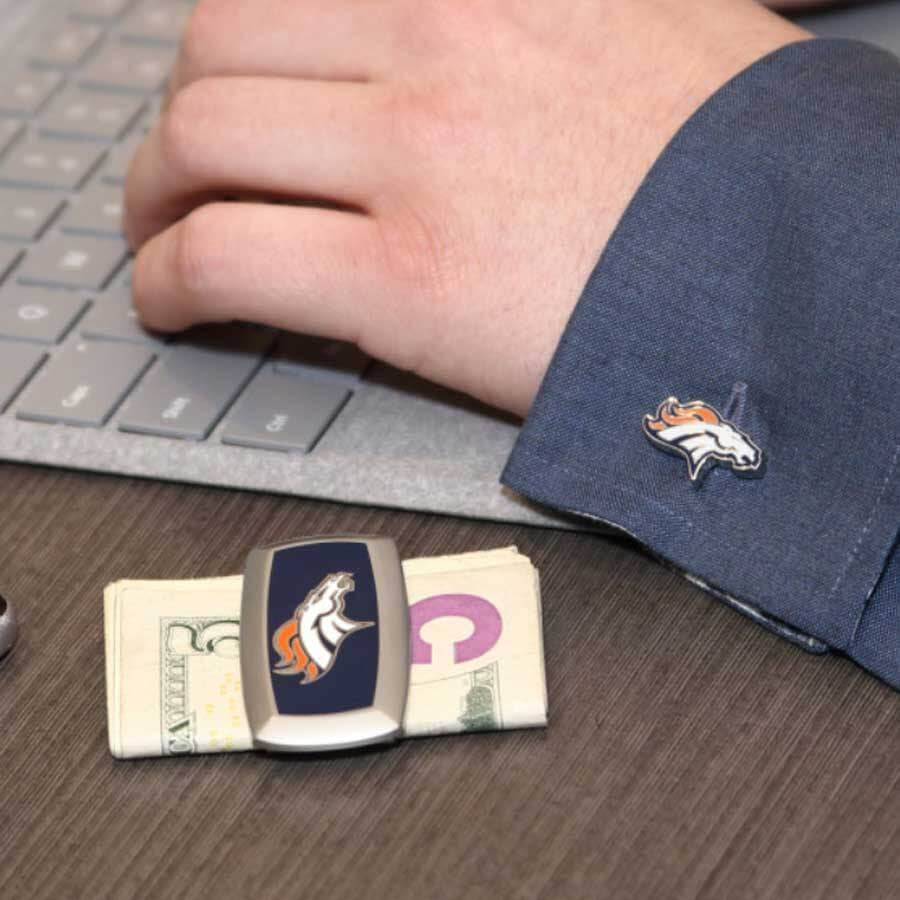 Denver Broncos Cufflinks Novelty Cufflinks NFL 