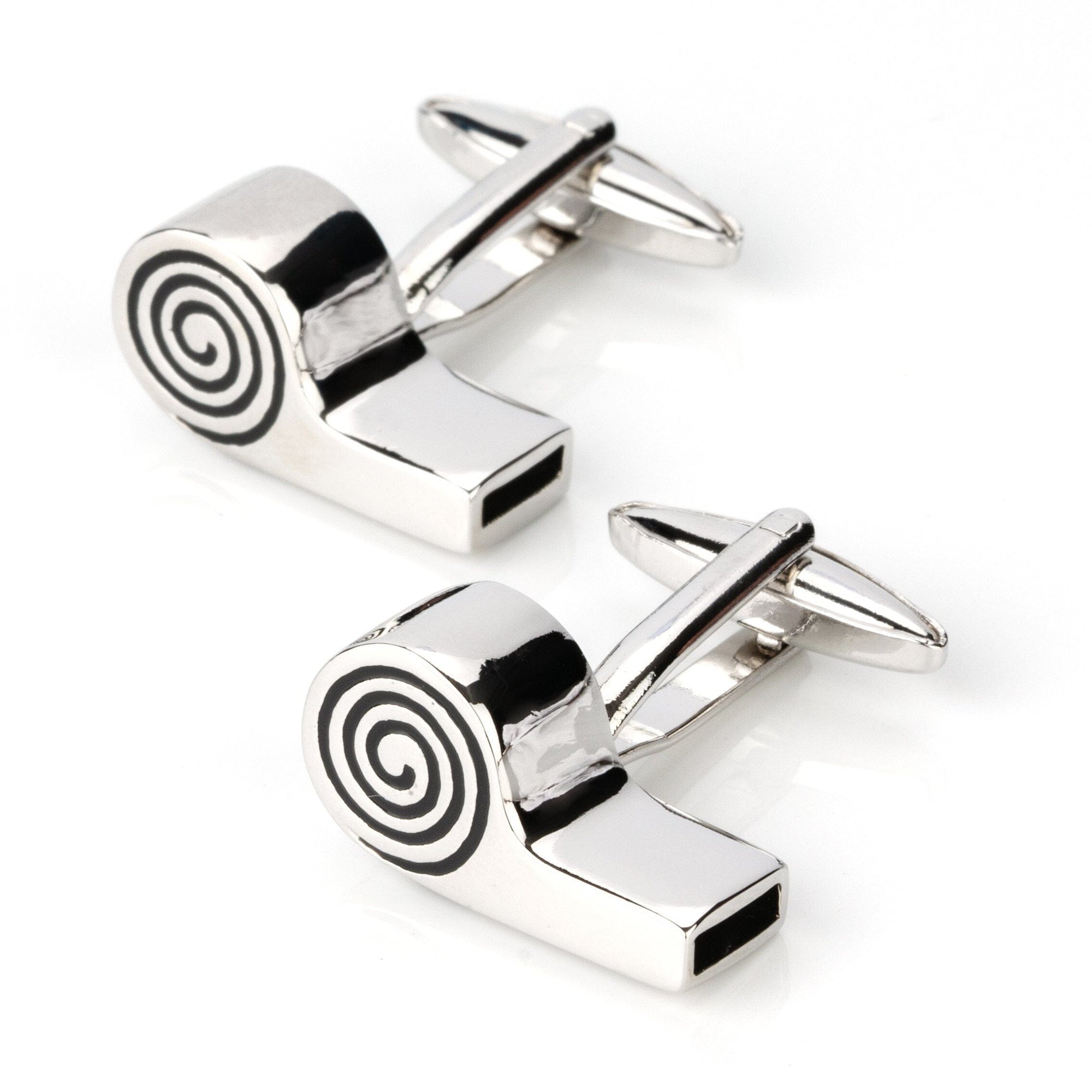 Working Referee Whistle Cufflinks Novelty Cufflinks Clinks Australia 