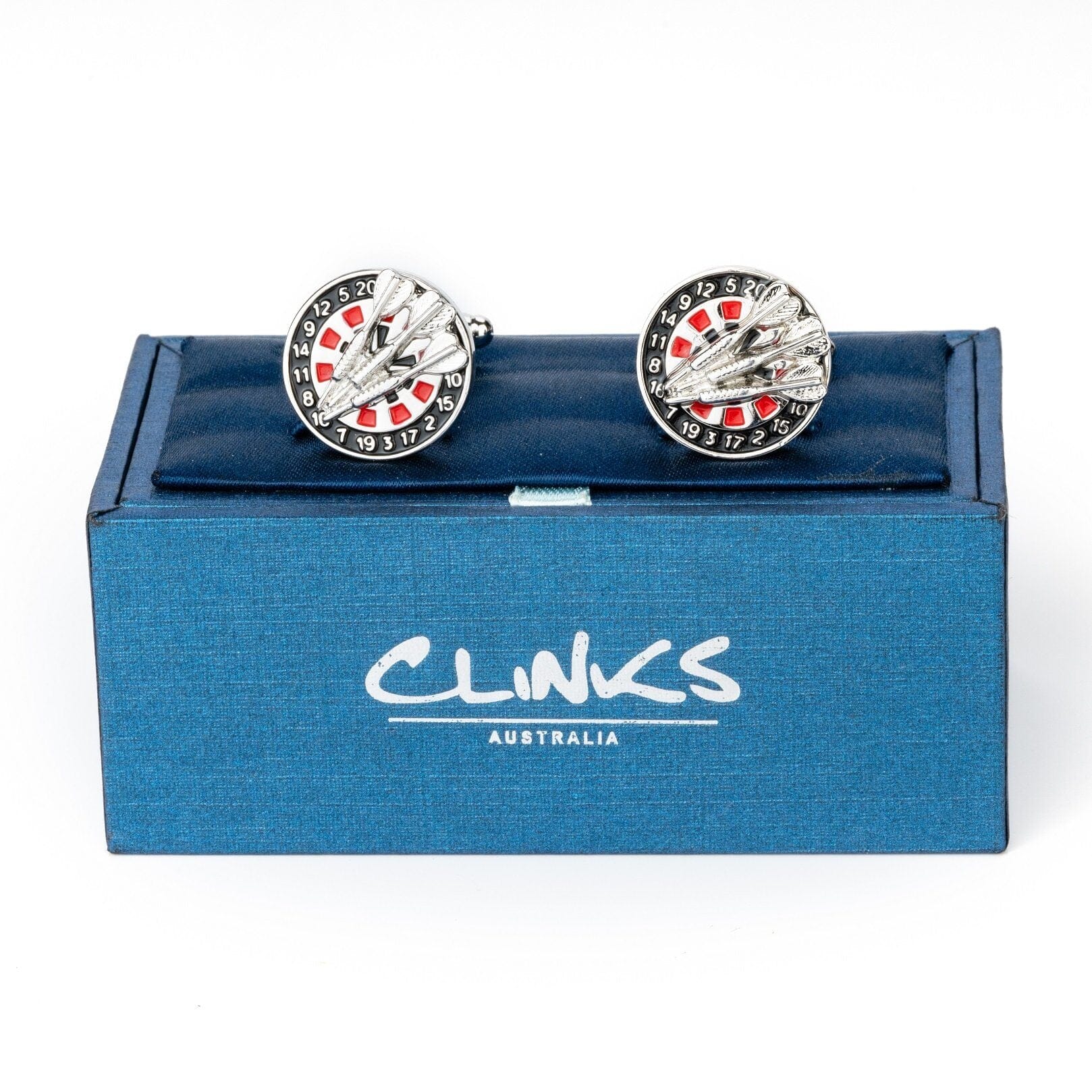 Darts and Board Cufflinks Novelty Cufflinks Clinks Australia 