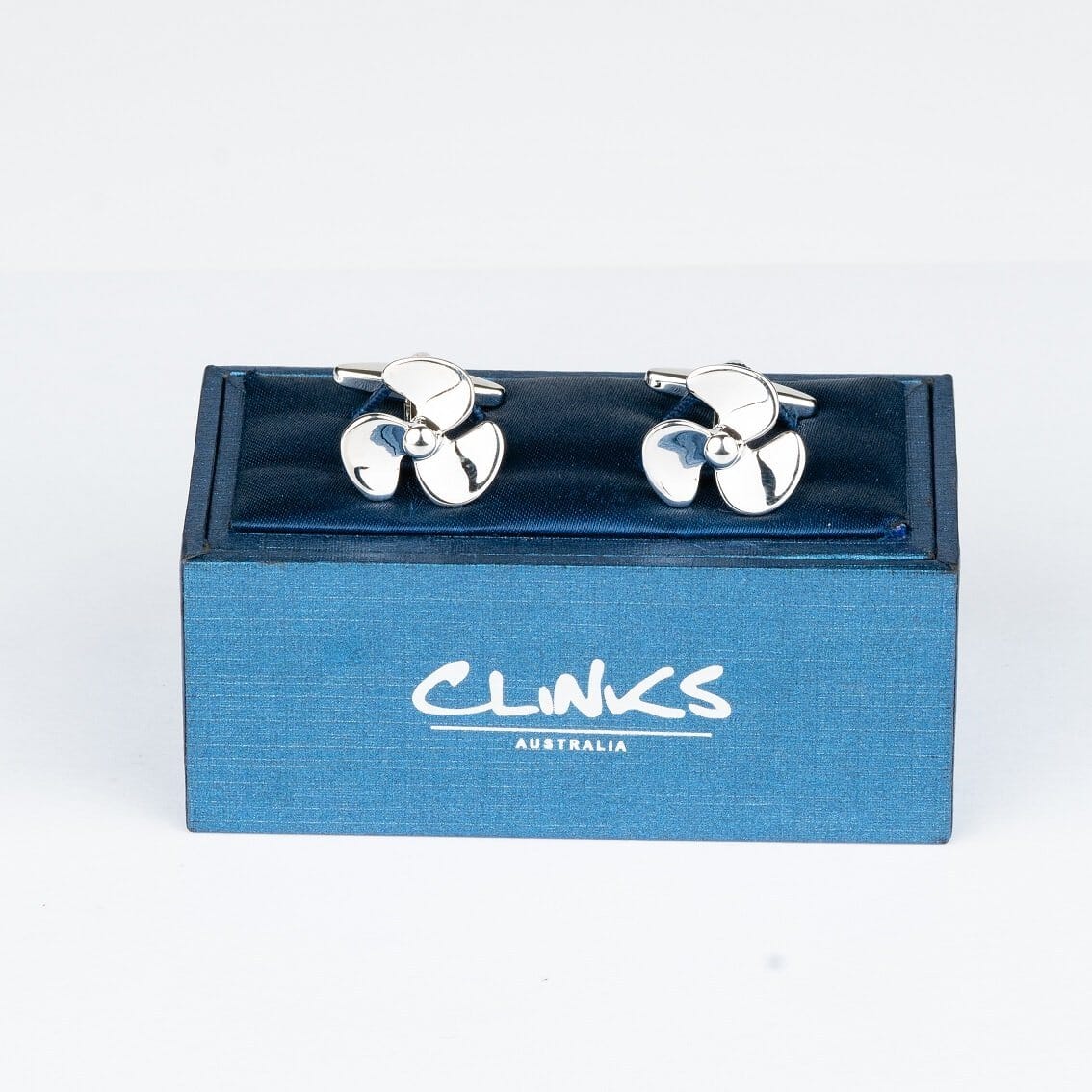 Silver Propeller Cufflinks Novelty Cufflinks Clinks Australia 
