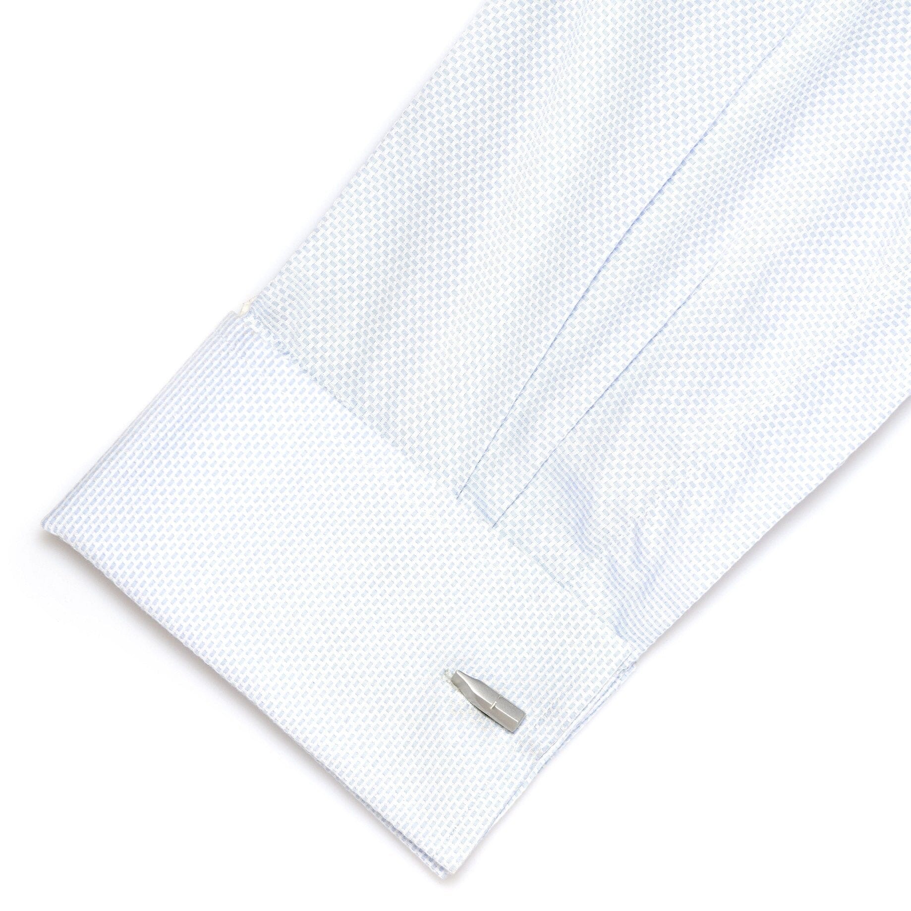 Screwdriver Bit Flat-head and Phillips Brushed Silver Cufflinks Novelty Cufflinks Clinks Australia 