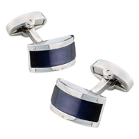 Midnight Blue Cateye Cufflinks Classic & Modern Cufflinks Clinks Australia Midnight Blue Cateye Cufflinks