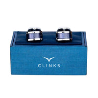 Midnight Blue Cateye Cufflinks Classic & Modern Cufflinks Clinks Australia