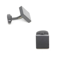 Matte Black Square Cufflinks Classic & Modern Cufflinks Clinks Australia