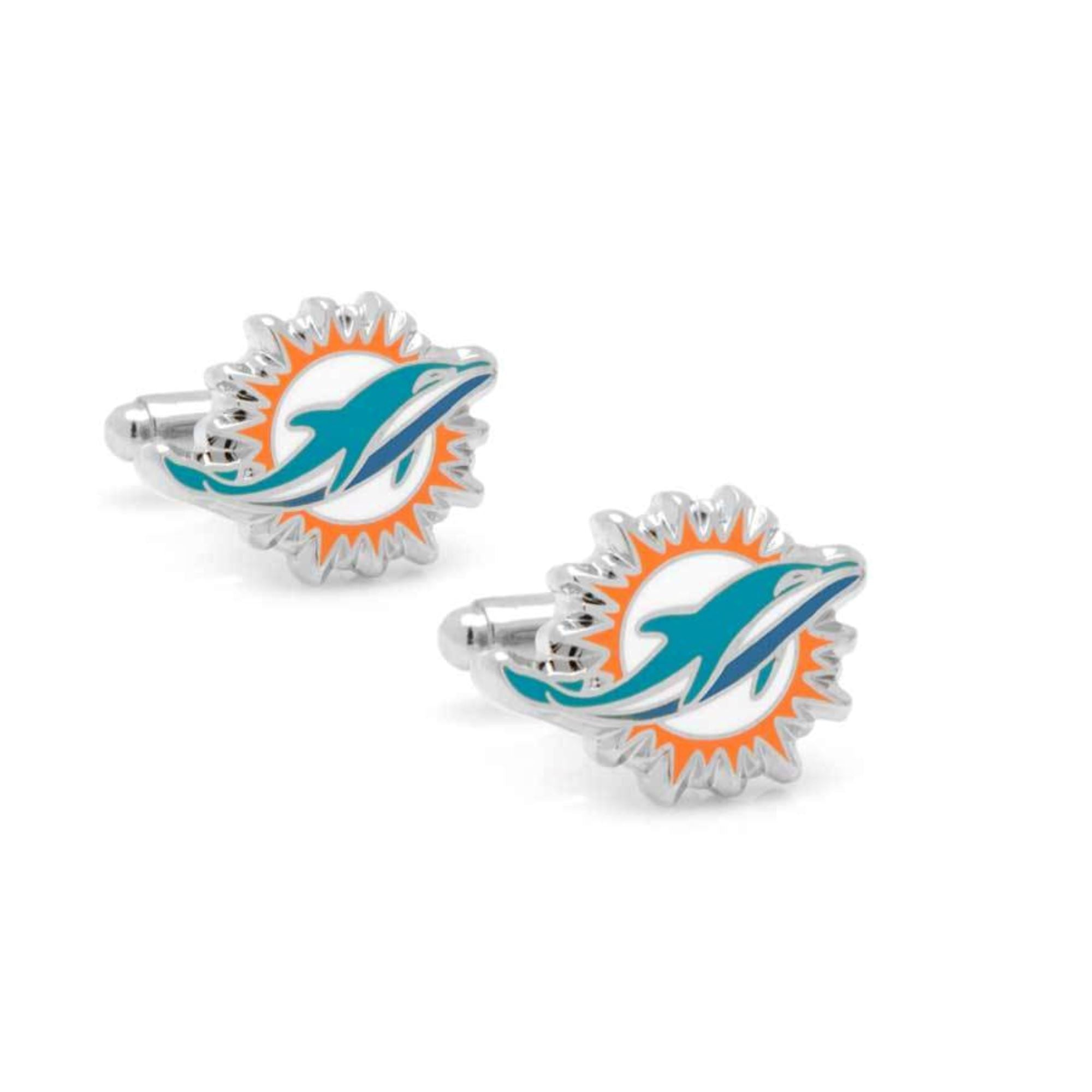 Miami Dolphins Cufflinks Novelty Cufflinks NFL 