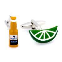 Lager & Lime Cufflinks Novelty Cufflinks Clinks Australia