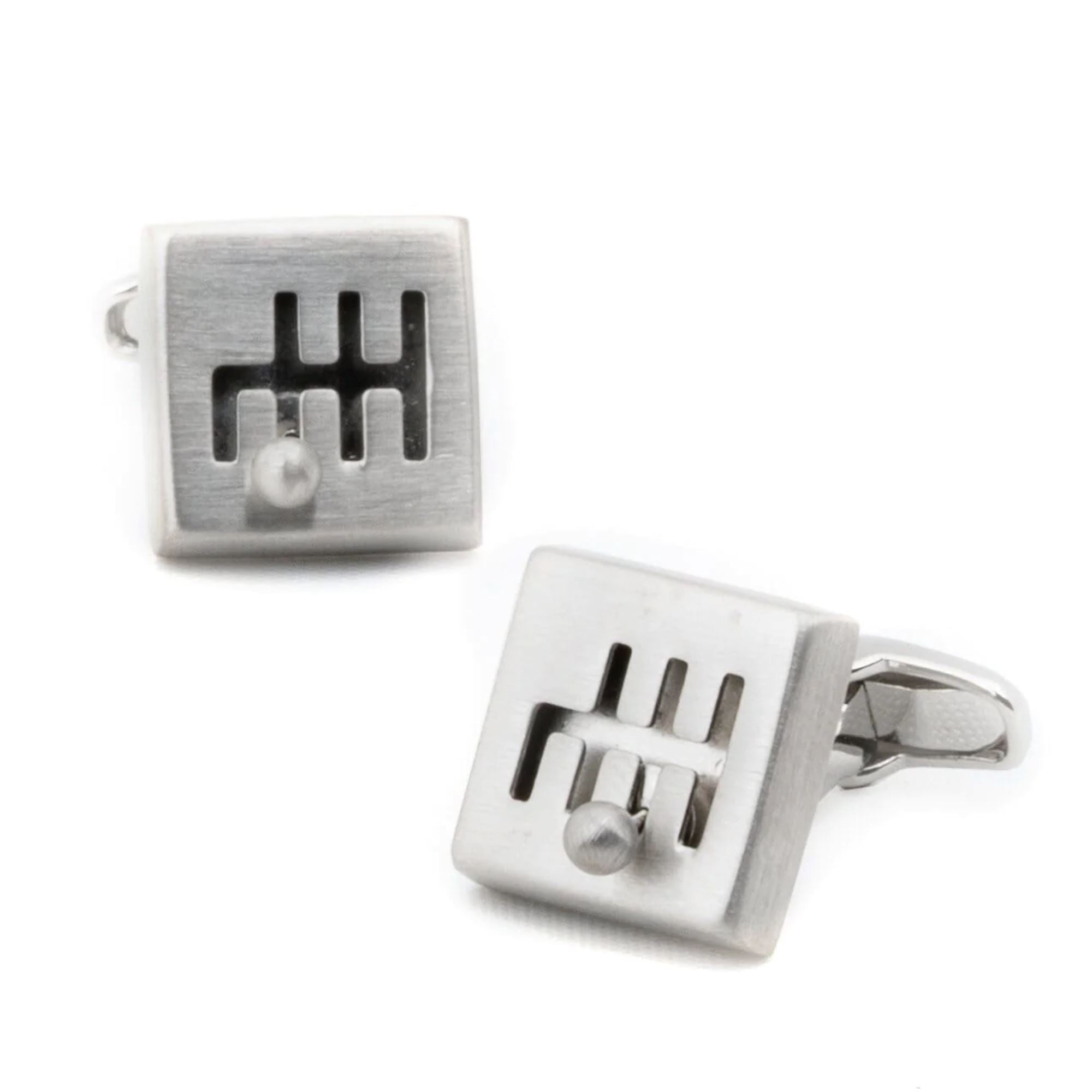 Moving Silver Gear Shift Cufflinks Novelty Cufflinks Clinks Australia 