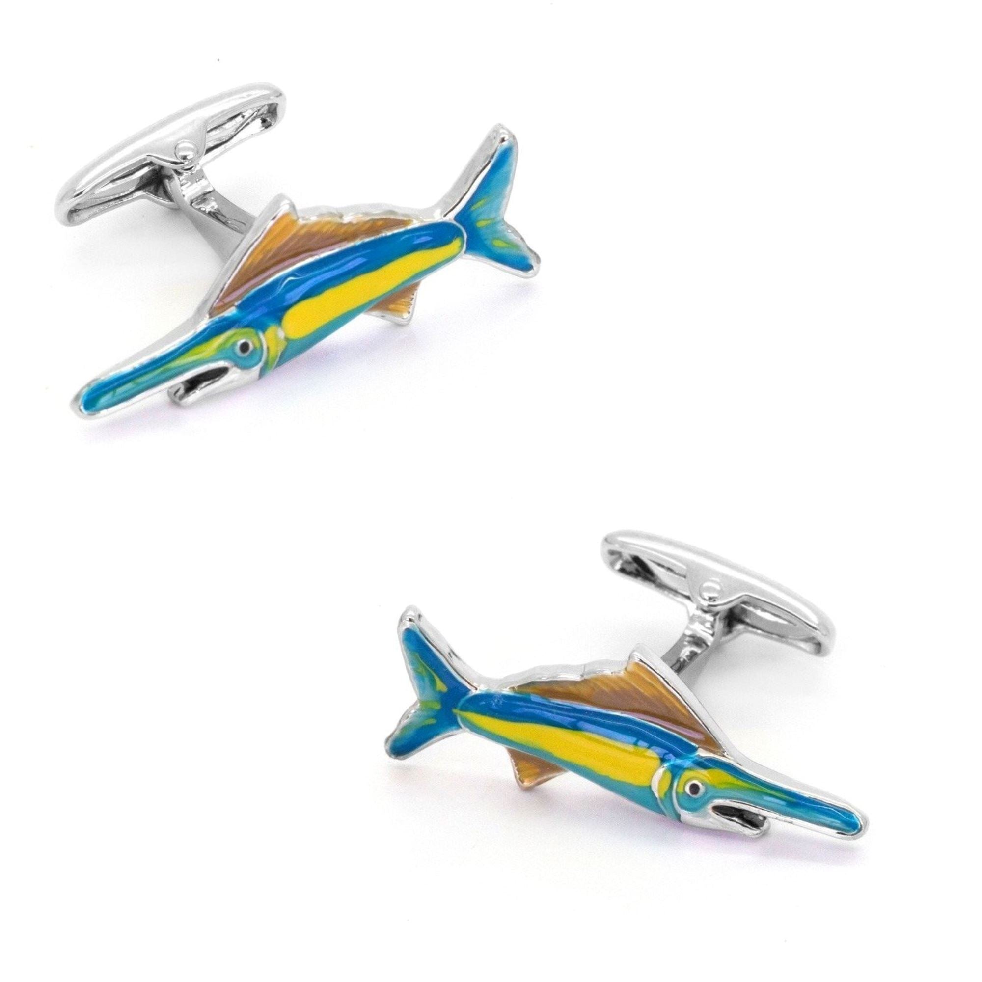 Marlin Fish Cufflinks Novelty Cufflinks Clinks Australia Marlin Fish Cufflinks 