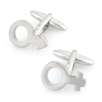 Male and Female Gender Symbol Cufflinks Novelty Cufflinks Clinks Australia Male and Female Gender Symbol Cufflinks