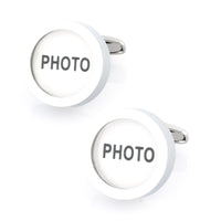 Insert your own Photo DIY Cufflinks Novelty Cufflinks Clinks Australia Insert your own Photo Cufflinks