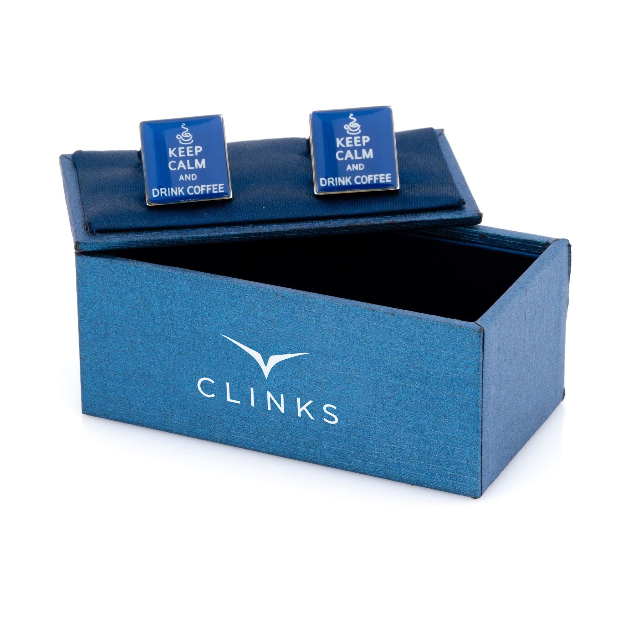 Keep Calm and Drink Coffee Novelty Cufflinks Clinks Australia 