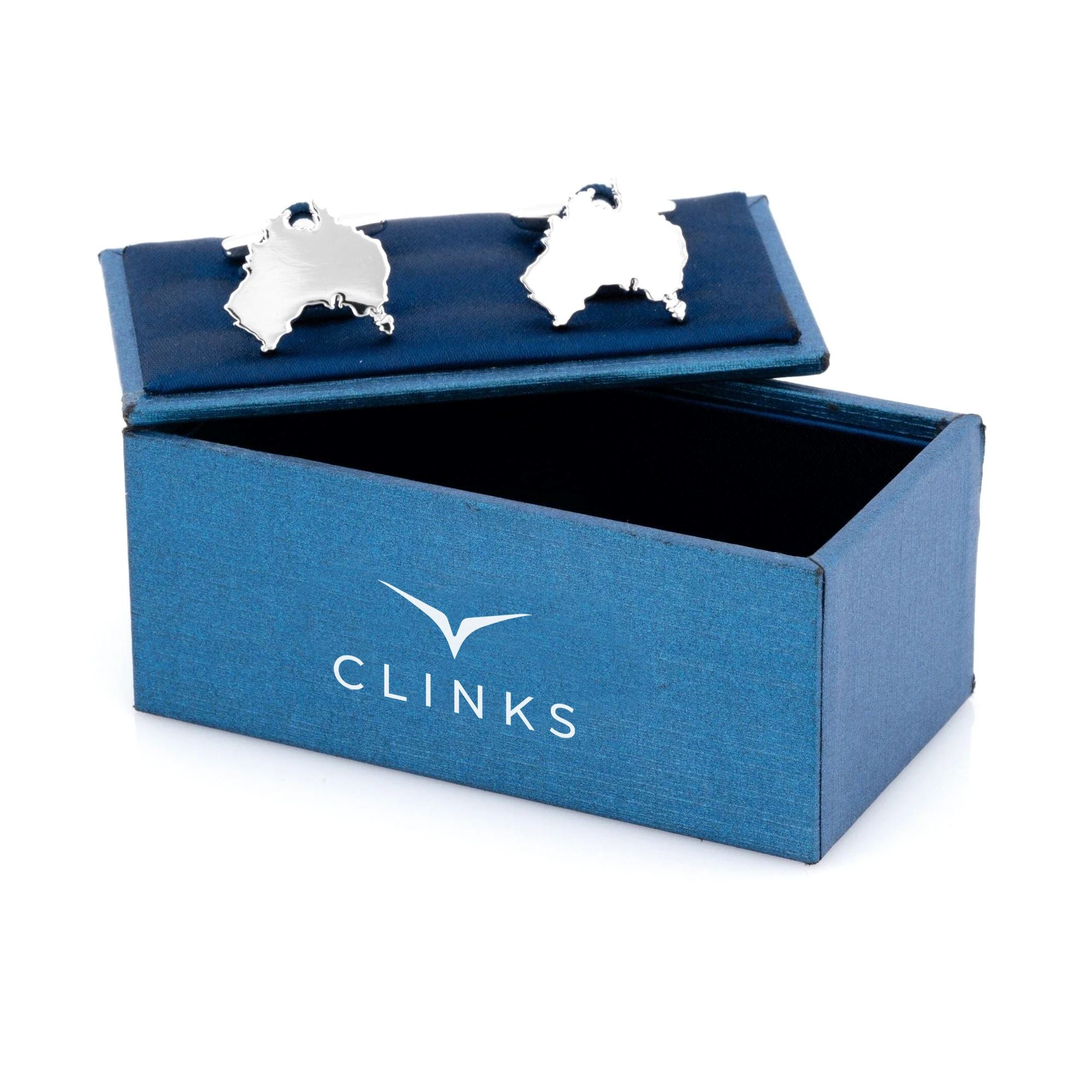 Outline Australian Map Cufflinks Novelty Cufflinks Clinks Australia 