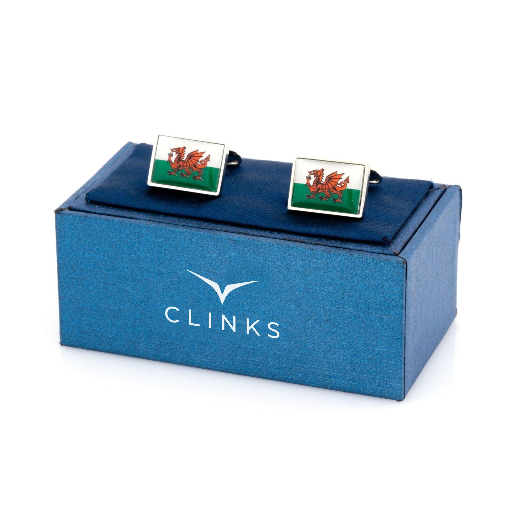 Flag of Wales Cufflinks Novelty Cufflinks Clinks Australia 